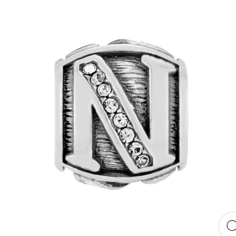 Brighton Charm / Alpha Bead / Letter N